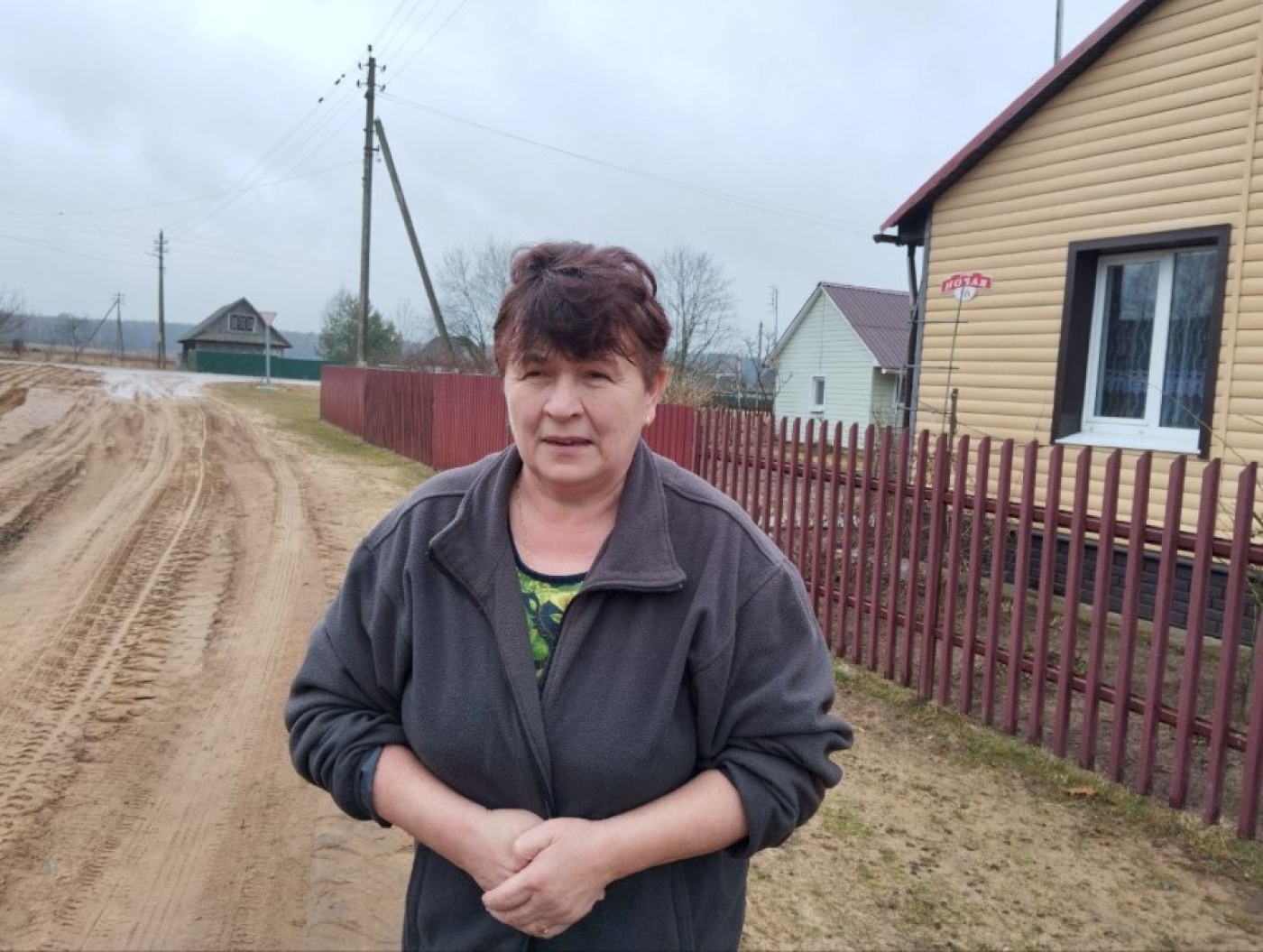 Профилирование дороги в Котово