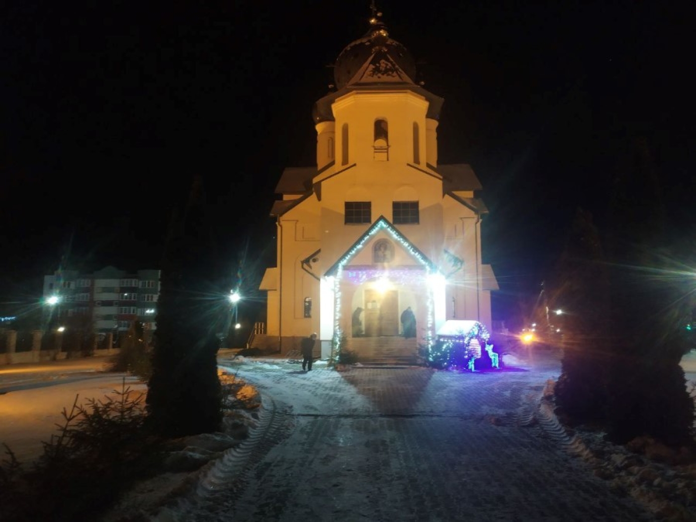В Никольском храме - Рождественский сочельник