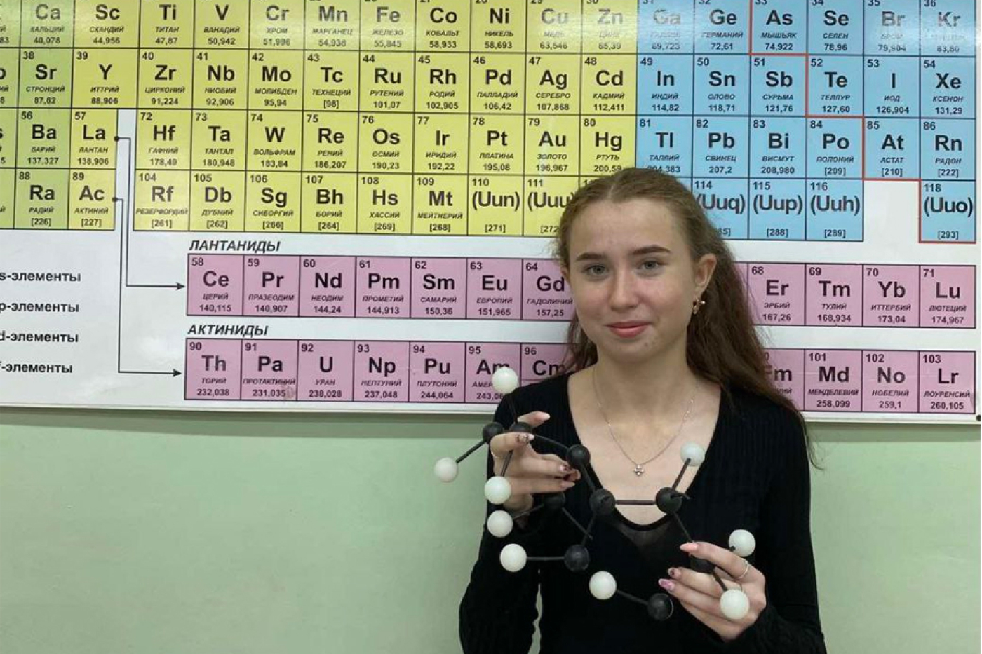 Свирид Милана заняла 3 место в республикой олимпиады по химии