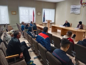 В Березинском РОВД прошло выездное заседание суда по осуждению лиц в лечебно-трудовой профилакторий