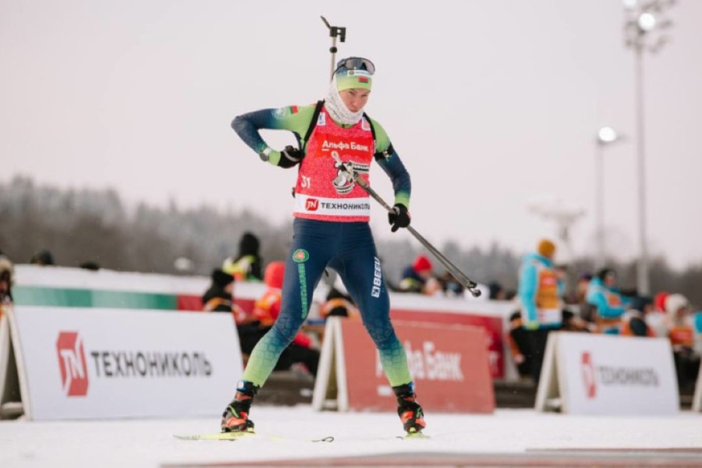 Сола заняла четвертое место в спринте на чемпионате России по биатлону