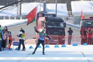 Команда Беларуси выиграла смешанную эстафету на домашнем этапе Кубка Содружества