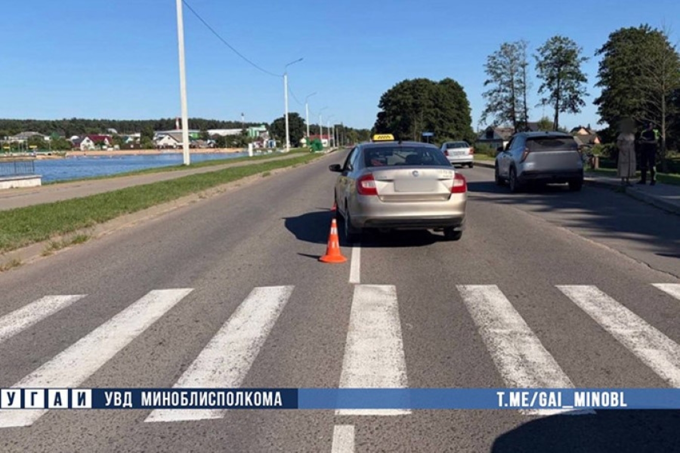 Такси сбило девятилетнего пешехода в Столбцах