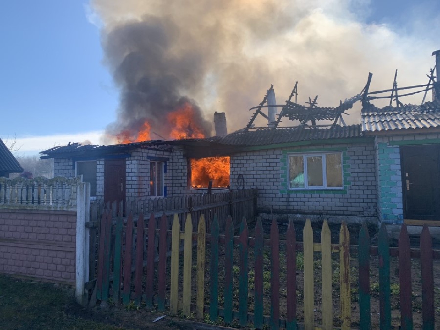 3 пожара за 6 дней произошли в Березинском районе