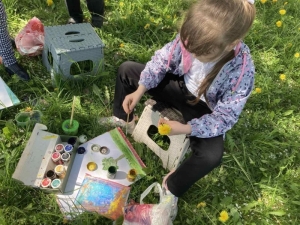 Дети рисуют Цветы Победы