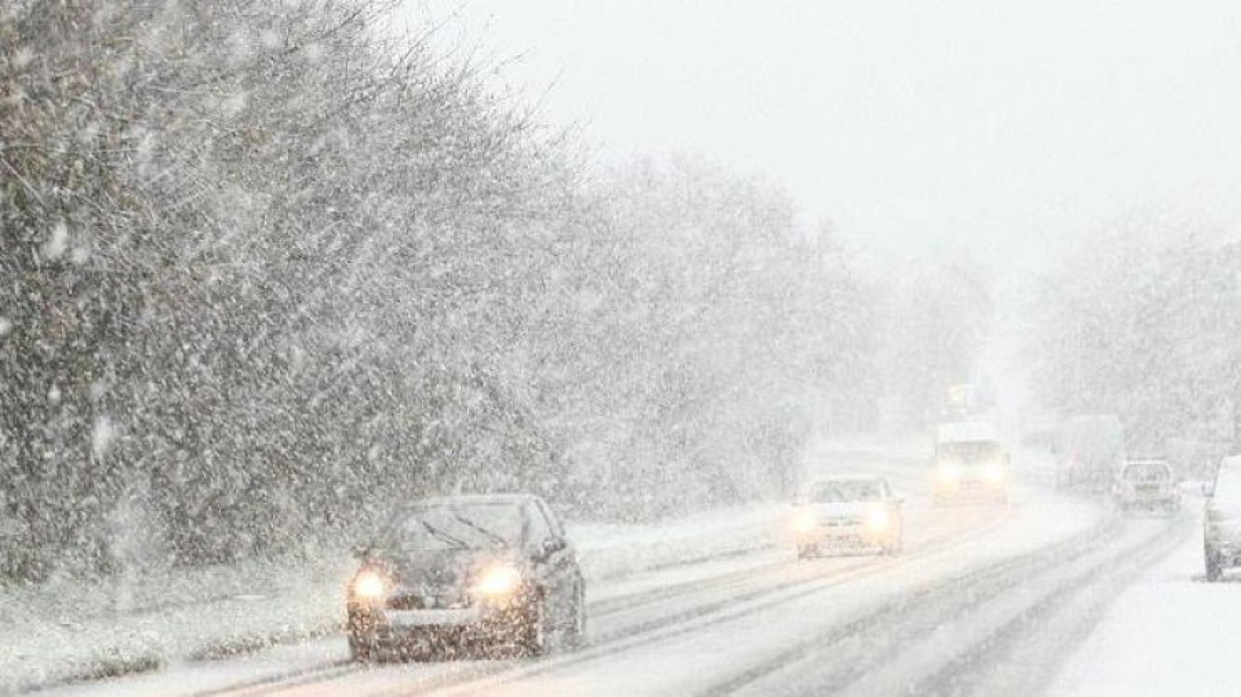 Оранжевый уровень: около нуля и мокрый снег с дождем