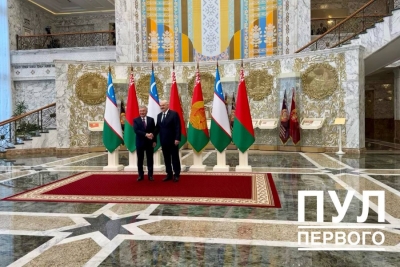 Официальный формат. Лукашенко и Мирзиёев встретились для переговоров во Дворце Независимости