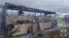 В Дзержинском районе на ходу загорелся автобус, в нем находились 48 детей