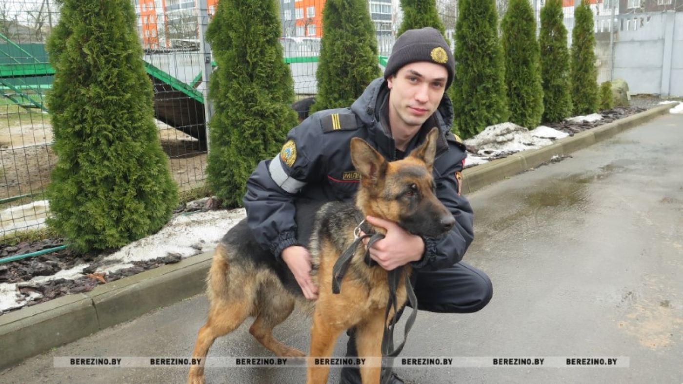 Со служебной собакой всегда на страже порядка