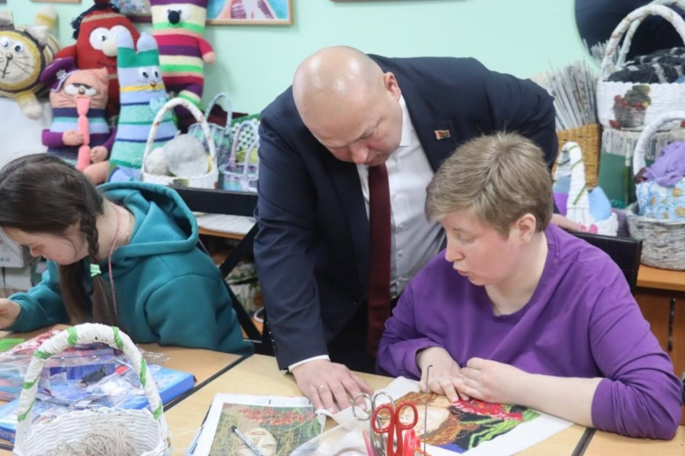 Андрей Соколовский подробно ознакомился с работой Березинского ТЦСОН