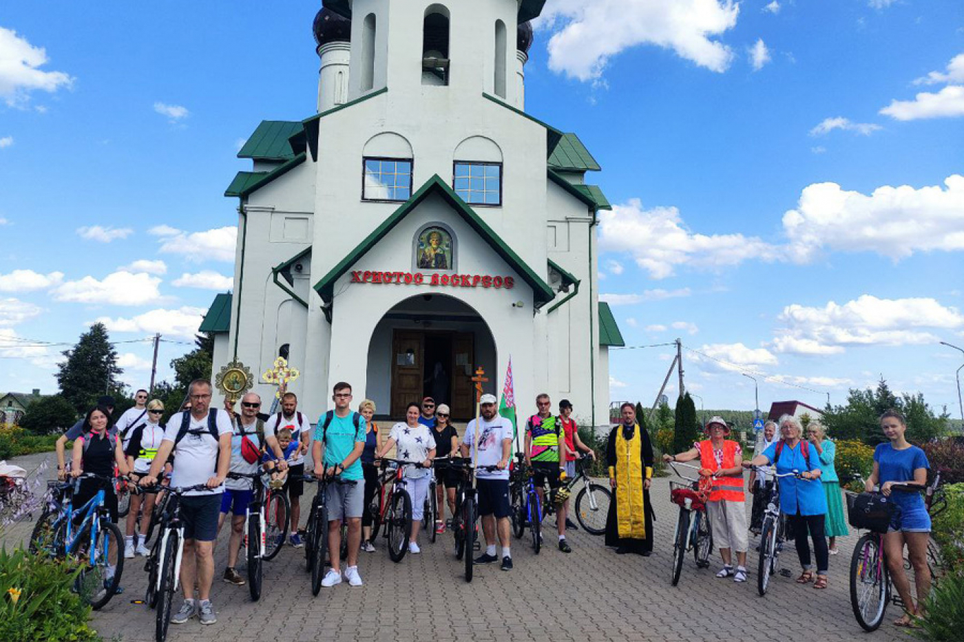 ФОТОРЕПОРТАЖ: Велопробег, посвященный 1030-летию Православия