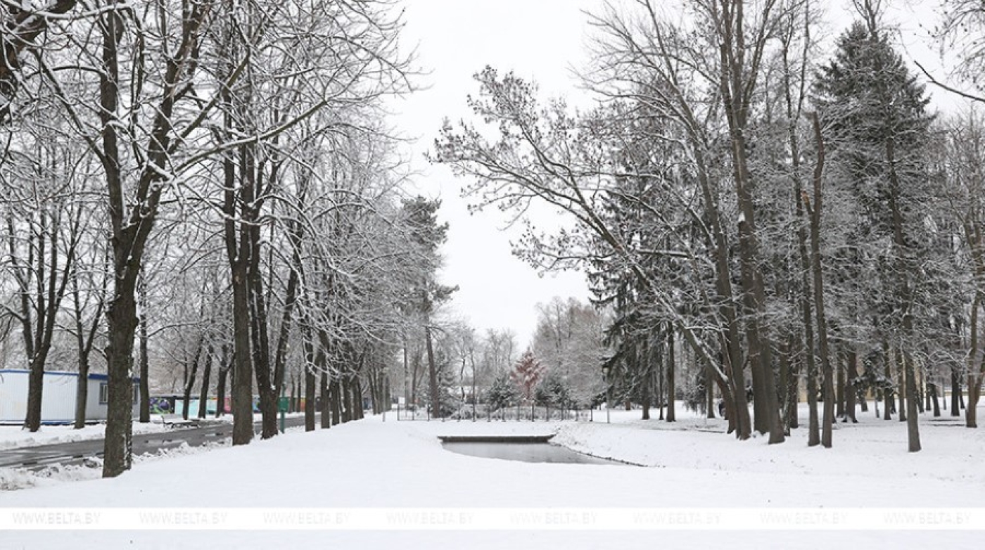 Настоящая зима пришла в Беларусь