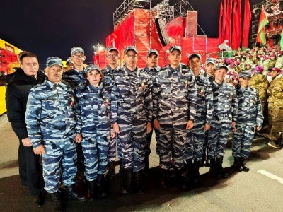 «Беркут» из Березино побывал на военном параде в Минске