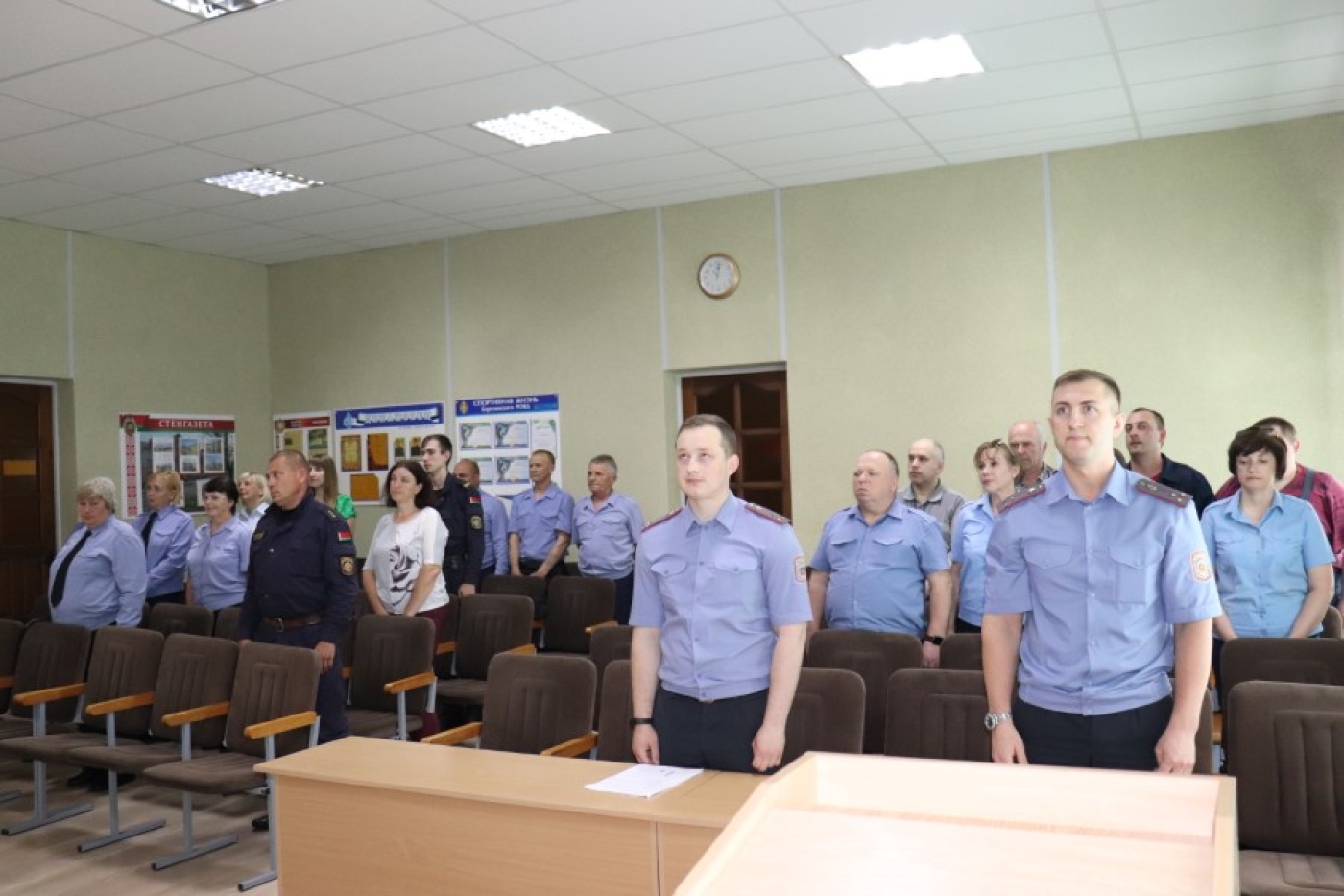 Оперативное совещание службы охраны