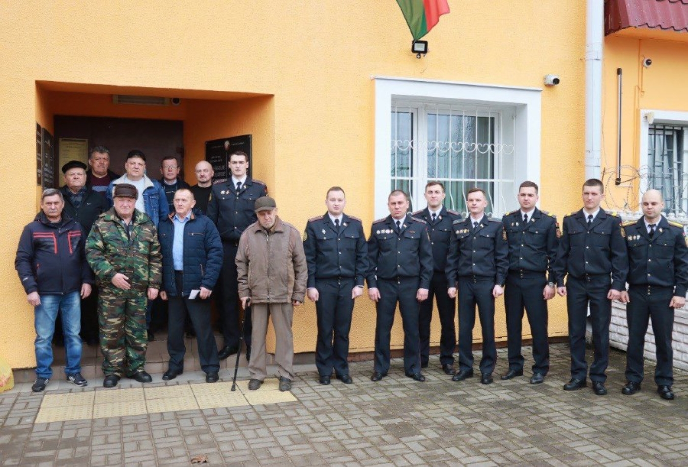 Торжественное собрание в честь Дня милиции в отделении Департамента охраны Министерства внутренних дел