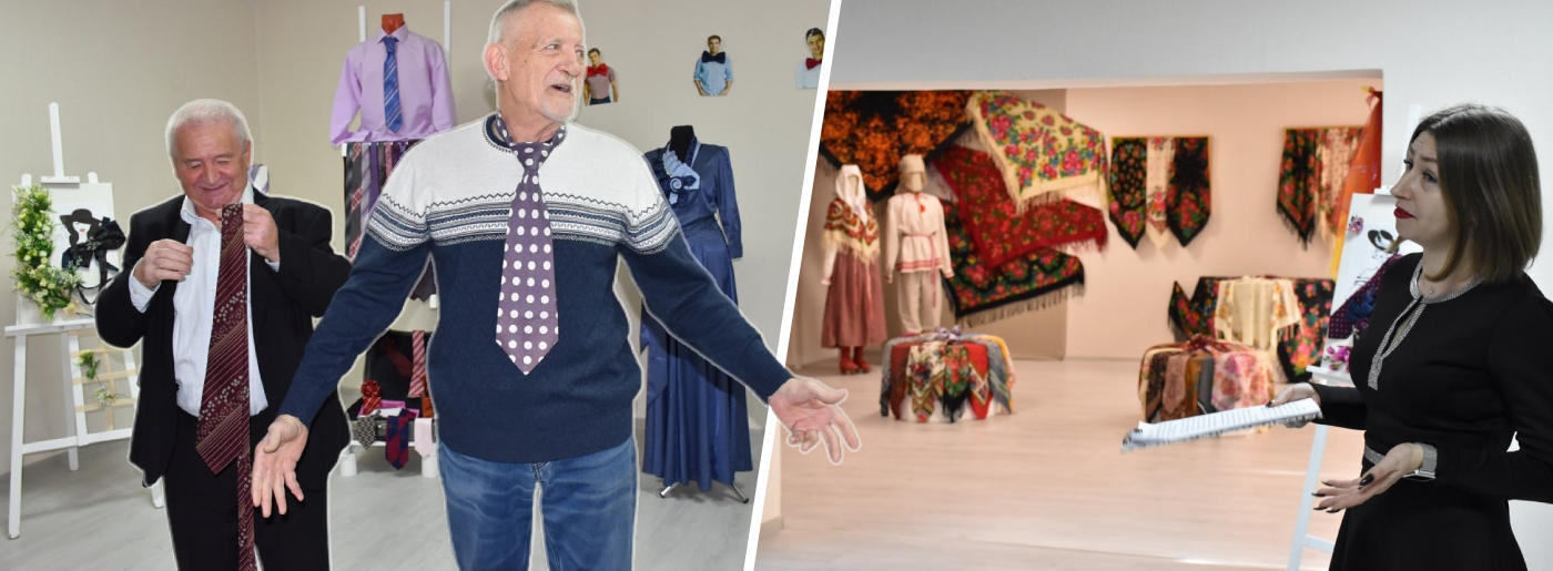 И галстук, и узорный плат!..