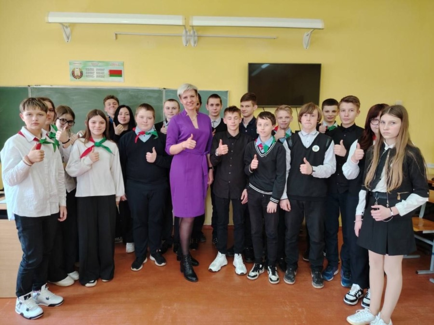 В Поплавской средней школе была организована акция «Выбираем студотряд»