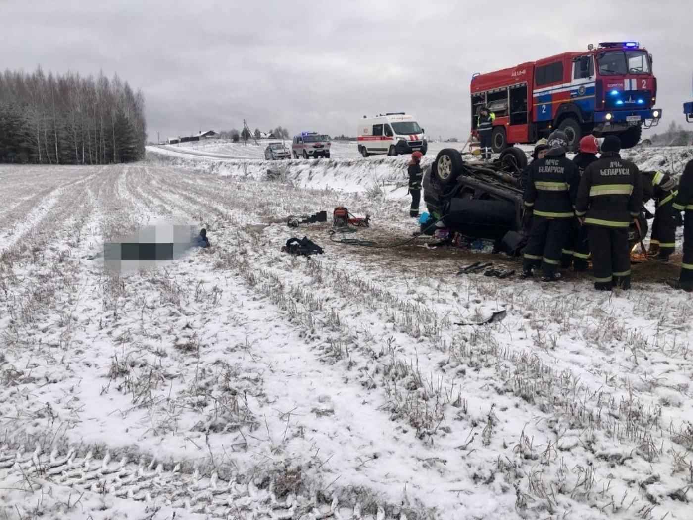 Водитель погиб на месте. Подробности аварии под Борисовом
