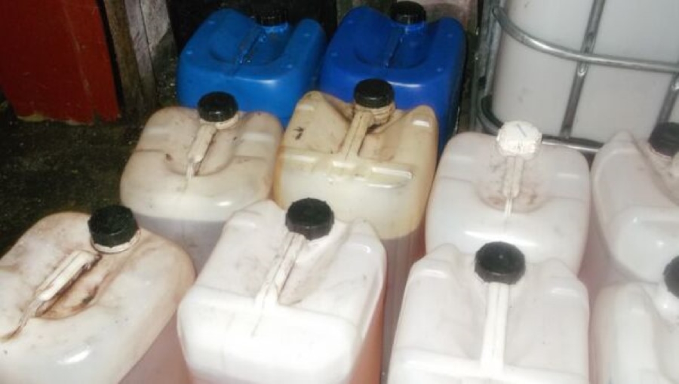 В Борисовском районе минчанин выкачал из оставленной без присмотра фуры более 220 л солярки