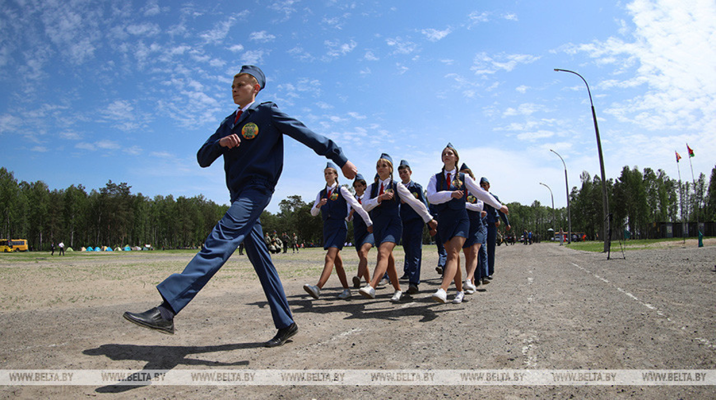 Областной этап военно-патриотической игры "Орленок" собрал в Могилеве 11 команд