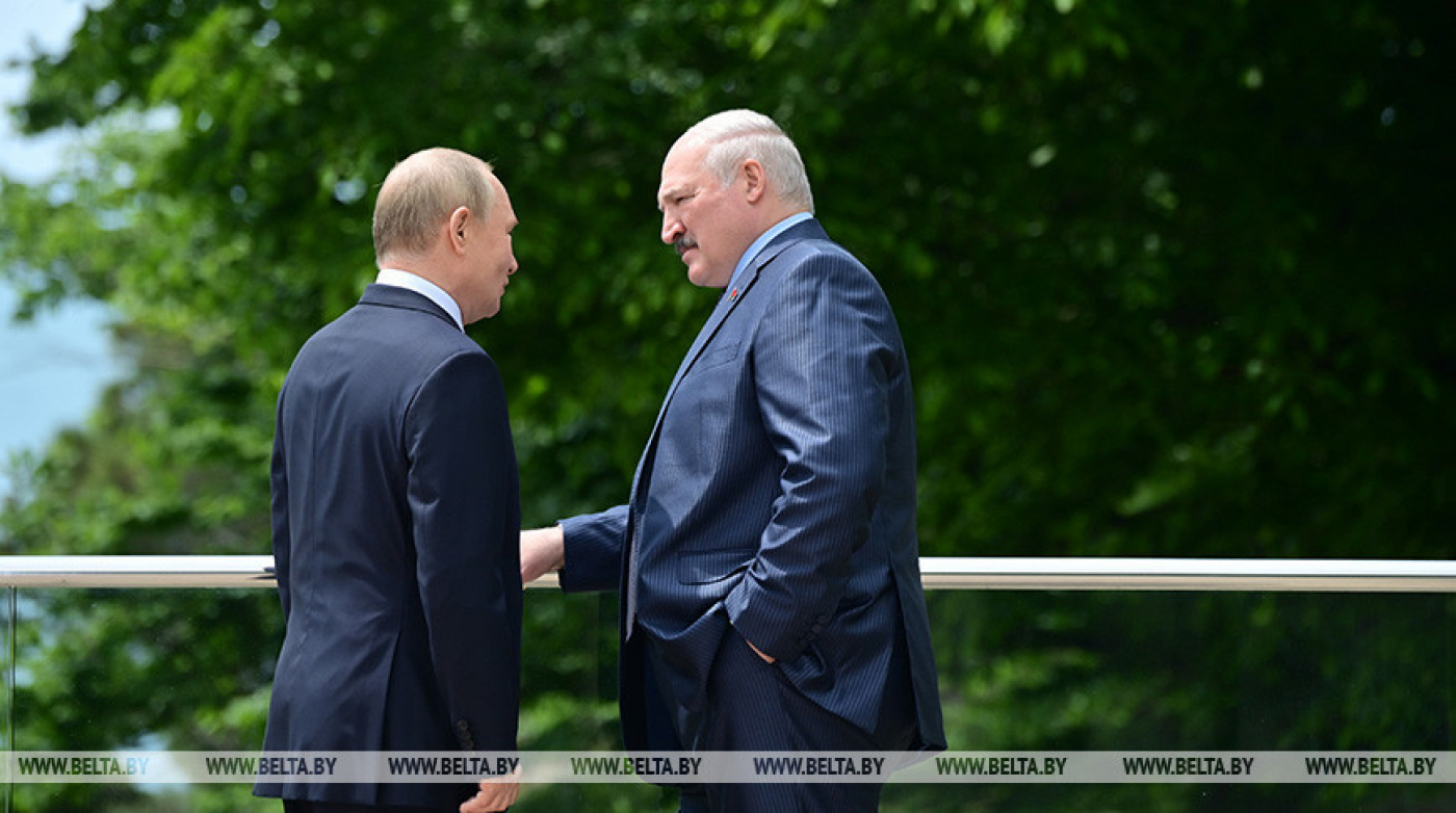 Встреча Лукашенко и Путина проходит в Сочи