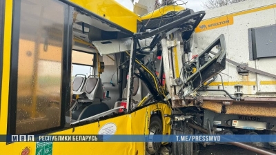 Число пострадавших в ДТП с автобусом и фурой на Смиловичском тракте в Минске достигло 43