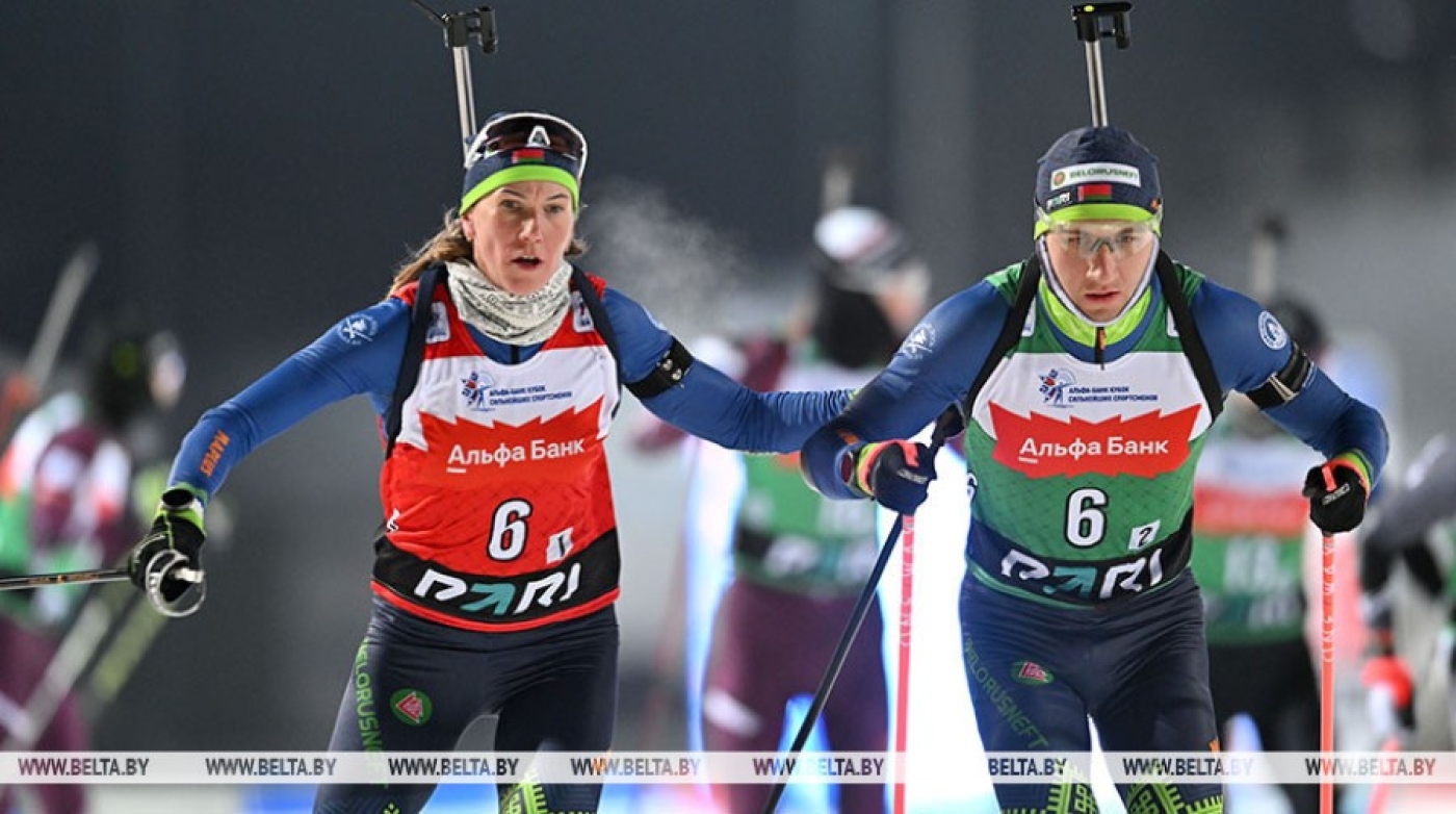 Смольские, Сола и Авсеенко вошли в команду "Беларусь-1" на смешанную эстафету в "Раубичах"