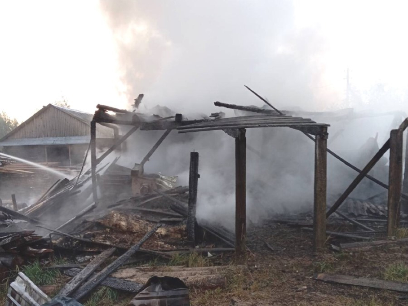 Пожар в Микуличах