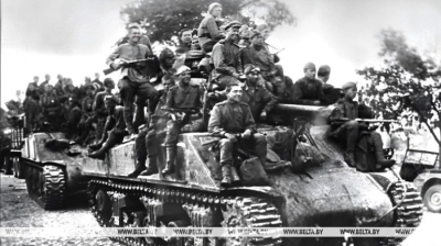 Операция "Багратион": архивные кадры освобождения Беларуси летом 1944-го. Борисов