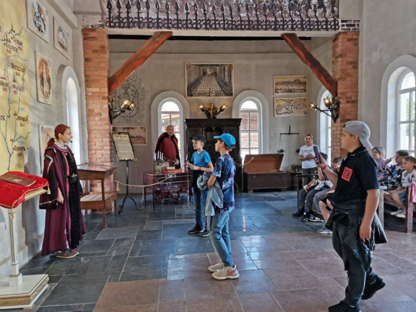 Ученики гимназии посетили первый в Беларуси интерактивный парк истории "Великое княжество Сула"