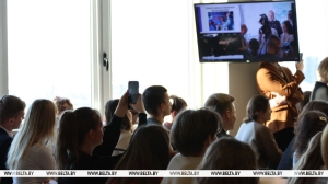 "Космос лучше всех представлений". Василевская поделилась своими впечатлениями со студентами БГУ